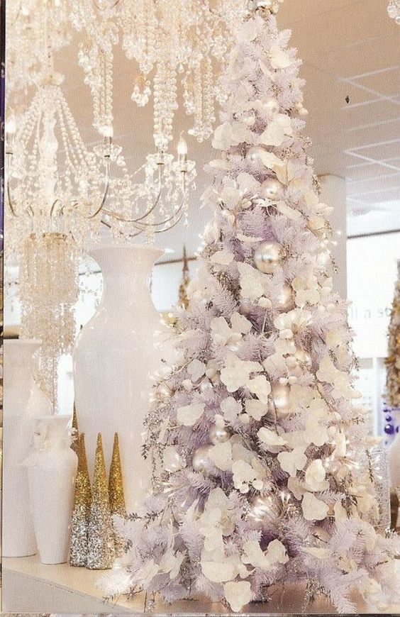 37 Awesome White Christmas Tree Designs for 2018; Colorful Christmas tree; Xmas tree; Beautiful Christmas tree decorations; Christmas decorations.