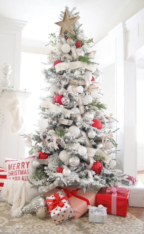 37 Awesome White Christmas Tree Designs for 2018 - Page 25 of 37 ...