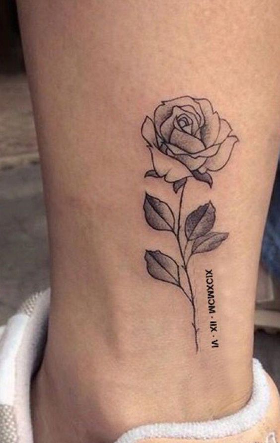 55 Awesome Tiny Rose Tattoos for Women - Page 11 of 54 ...