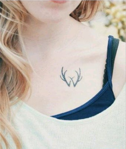 Beautiful girl clavicle tattoo #tattoo #girltattoo #clavicletattoo