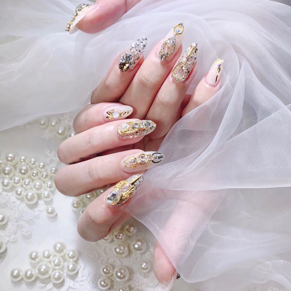39 wedding nail Art For Brides Ideas Marriage nail,Bridesmaid